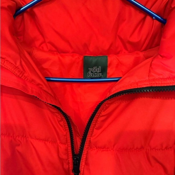 Wild Fable Red Puffer Jacket - Picture 2 of 4